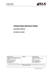 Ele 39-1300 Operating Instructions Manual