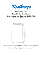 Koolbreeze Climateasy 12R2 User Manual And Operator Manual