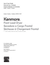 Kenmore 417.9112 Series Use & Care Manual