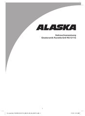 ALASKA RG1211G Instruction Manual