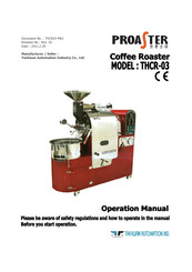 Proaster THCR-03 Operation Manual