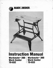 Black & Decker Workmate 200 Instruction Manual