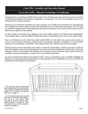 MDB Family 4781 Assembly And Operation Manual