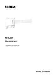 Siemens FDCL221 Technical Manual