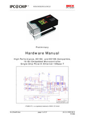 Beck IPC@CHIP SC02 Hardware Manual