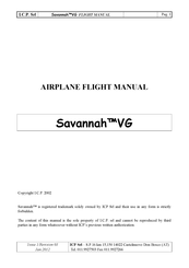 ICP Savannah VG Flight Manual