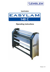 EMBLEM EASYLAM 140 C Operating Instructions Manual
