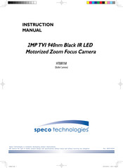 Speco HTBIR1M Instruction Manual
