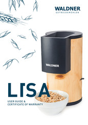 Waldner Lisa User Manual & Certificate Of Warranty