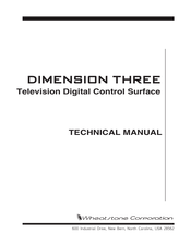 Wheatstone Corporation Dimension Three Technical Manual