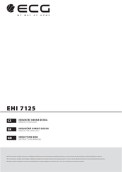 ECG EHI 7125 Instruction Manual
