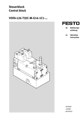 Festo VOFA-L26-T32C-M-G14-1C1 Series Operating Instructions Manual