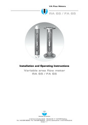 Kirchner und Tochter FA 65 Installation And Operating Instructions Manual