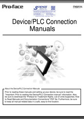Pro-face Pro-face ST Series Connection Manual
