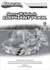 Banzai Spray 'n Splash Elephant Pool Manual