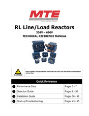 MTE RL-20002B14 Technical Reference Manual