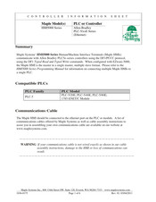 Maple Systems HMI5000 Series Quick Start Manual