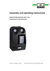 REMKO HGU Assembly And Operating Instructions Manual