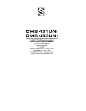 Orbit Merret OMB 452UNI Manual