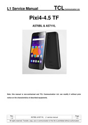 TCL Alcatel Pixi4-4.5 TF Service Manual