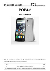 TCL Alcatel POP4-5 Service Manual