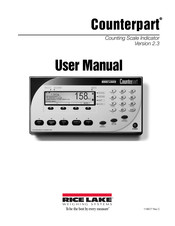 Rice Lake Counterpart CP-100 User Manual
