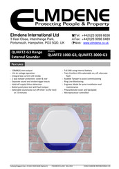 Elmdene Quartz-G3 Series Manual