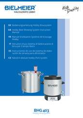BIELMEIER BHG 403 Instruction Manual