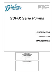 Blackmer SSP-X4 Operating Manual