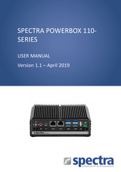 Spectra Powerbox 110 Series User Manual