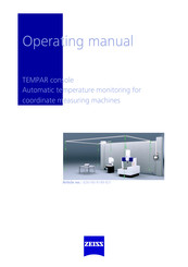 Zeiss TEMPAR console Operating Manual