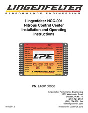 Lingenfelter NCC-001 Installation And Operating Instructions Manual
