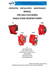 HALE HALE FLEX CBP Operation Installation Maintenance Manual