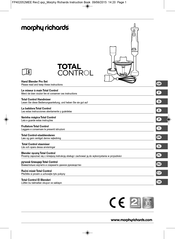 Morphy Richards Total Control Instruction Book