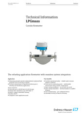 Endress+Hauser LPGmass Manual