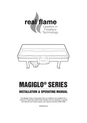 Real Flame MAGIGLO 400 Installation & Operating Manual