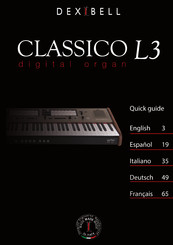 Dexibell Classico L3 Quick Manual