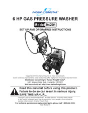 Pacific hydrostar 94201 Set Up And Operating Instructions Manual