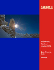 Ascent Communication Technology AH1000 HFC Quick Reference Manual