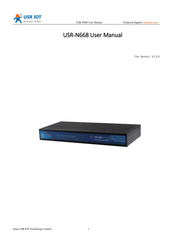 USR IOT USR-N668 User Manual