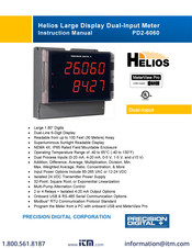 PRECISION DIGITAL PD2-6060-7H7 Instruction Manual