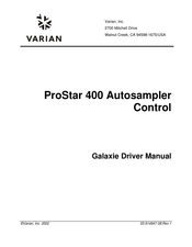 Varian ProStar 400 Driver Manual