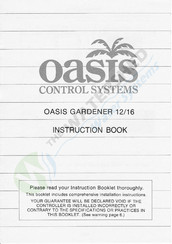 Oasis GARDENER 12/16 Instruction Book