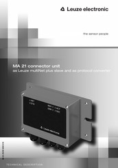 Leuze electronic MA 21 Technical Description