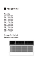 Friedrich UET08A11A Operating Instructions Manual