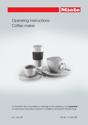 Miele CM 7750 Operating Instructions Manual