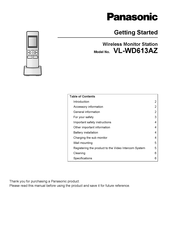 Panasonic VL-WD613AZ Manuals | ManualsLib