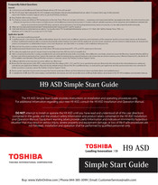 Adjustable Speed Drive EOI Remote Mounting Kit Toshiba G9/H9 ASD-MTG-KIT9 