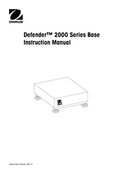 Ohaus Defender 2000 Series Manuals | ManualsLib
