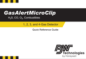 BW Technologies GasAlertMicroClip Quick Reference Manual